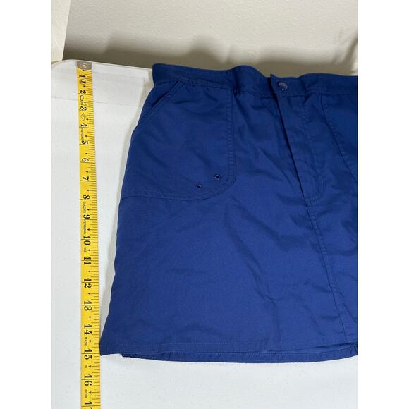 Maxine of Hollywood Skort Womens 8 Navy Skirted Swim Bottom Pockets Modest Beach - Picture 9 of 9